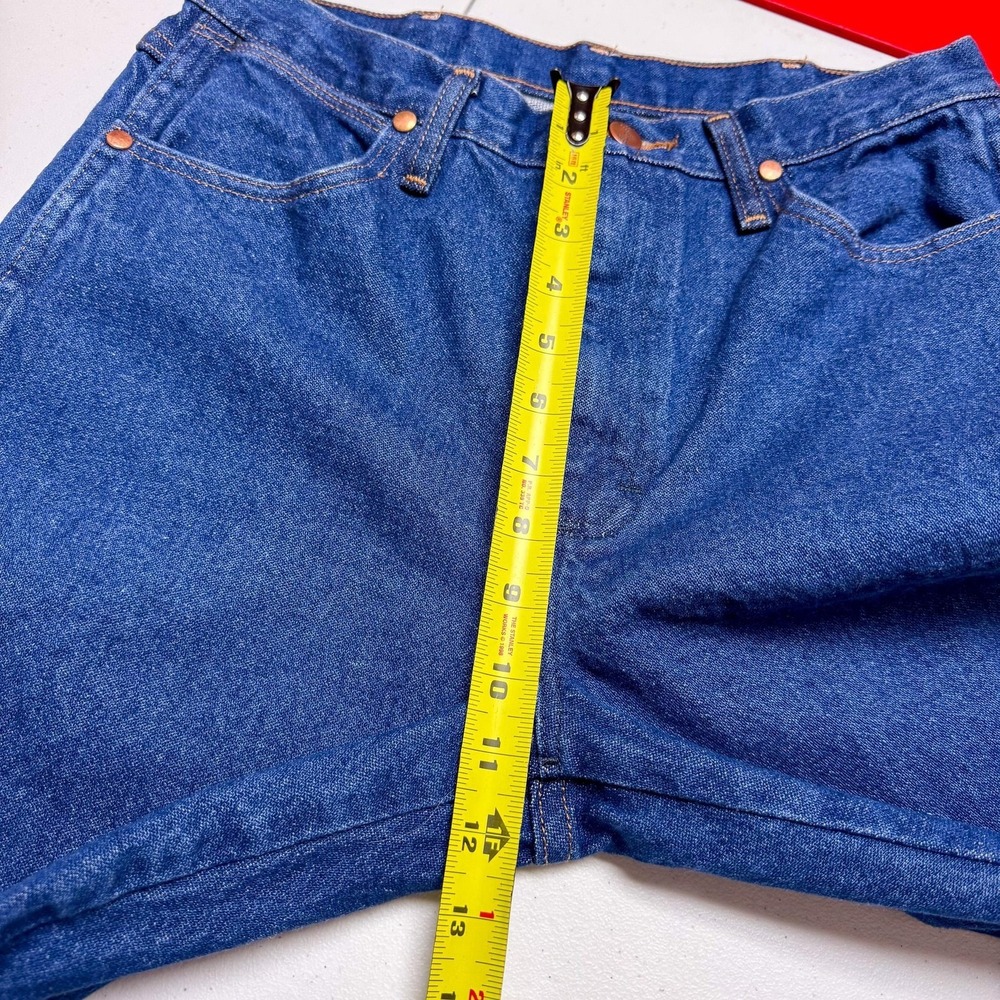 Wrangler Jeans Womens 9 Blue 14MWZG Cowgirl Rodeo High Rise Straight Denim 30x31 - Picture 11 of 14